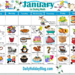 Calendar Of Quirky Holidays Holiday Calendar National Holiday
