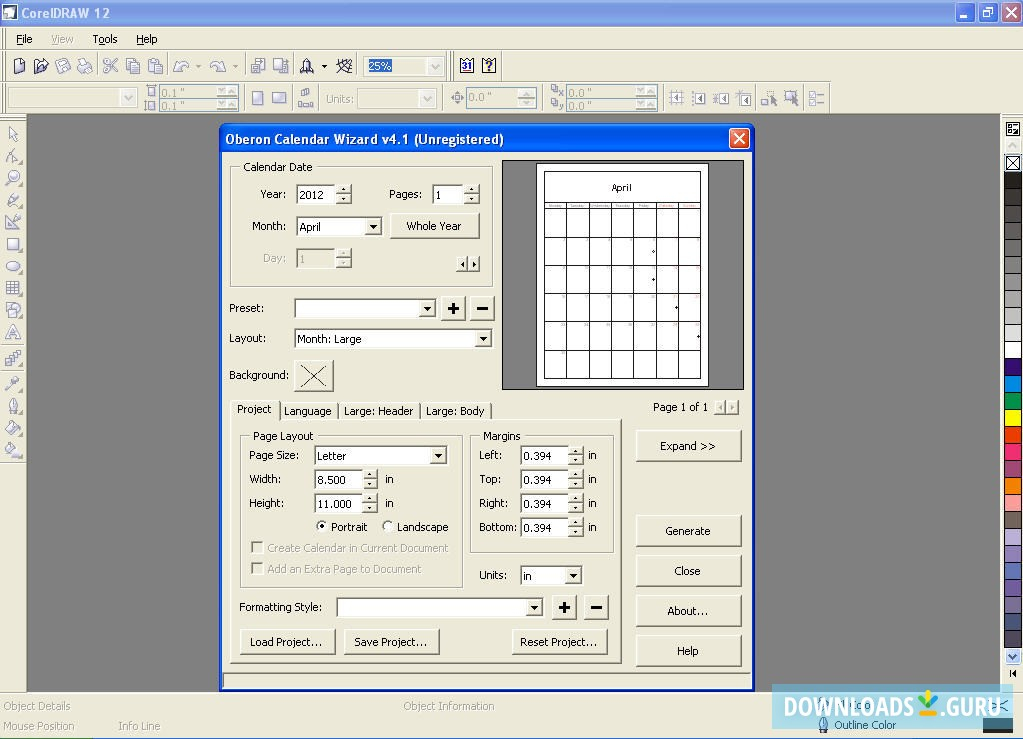 Calendar Wizard For Coreldraw X5 Gpsreter