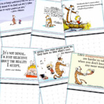 Calvin And Hobbes Calendar 2022 Monthly Wall Calendar Etsy