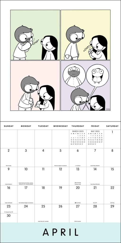 Catana Comics Little Moments Of Love 2023 Wall Calendar Book Summary 