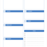 Daily Calendar Free Printable Daily Calendars For Excel