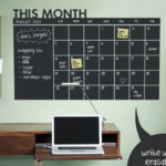 Daily Chalkboard Wall Calendar Chalkboard Wall Calendars Chalkboard