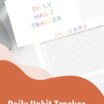 Daily Habit Tracker Printable PDF Habit Tracker Journal Etsy In 2022