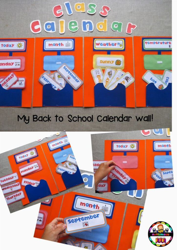 Daily Interactive Calendar Wall Interactive Calendar School Calendar 