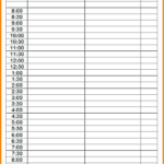 Daily Schedule Sheets Printable Summafinance