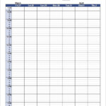 Download The Weekly Calendar Template Weekly Calendar Template Excel