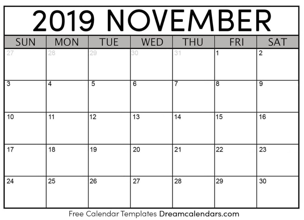 Dream Calendars Make Your Calendar Template Blog Blank Printable 