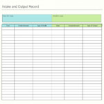 Explore Our Example Of Daily Food Intake Chart Template Water Intake