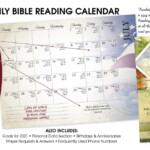 Features 2023 Daily Bible Reading Calendar