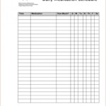 Free Daily Medication Log Template Doc Sample In 2021 Medication