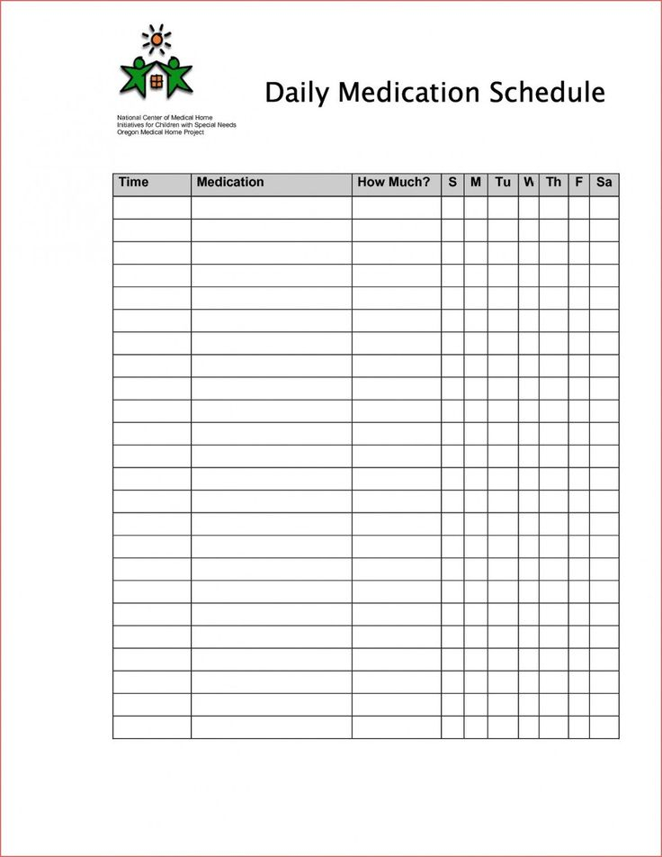Free Daily Medication Log Template Doc Sample In 2021 Medication 
