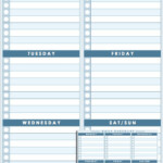 Free Daily Schedule Templates