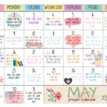 Free Daily Scripure Prayer Calendar Get Your Calendar Printable