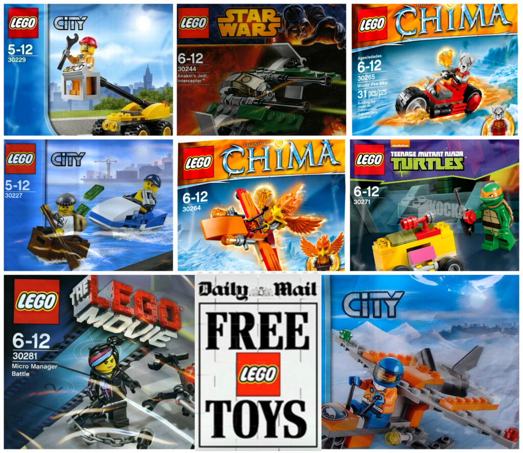 Free Lego In The Daily Mail 20th 27th September 2014 U Me And The Kids