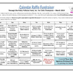 Free Lottery Calendar Fundraiser Template Calendar Template 2022