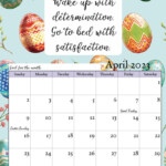 Free Printable 2023 Monthly Motivational Calendars