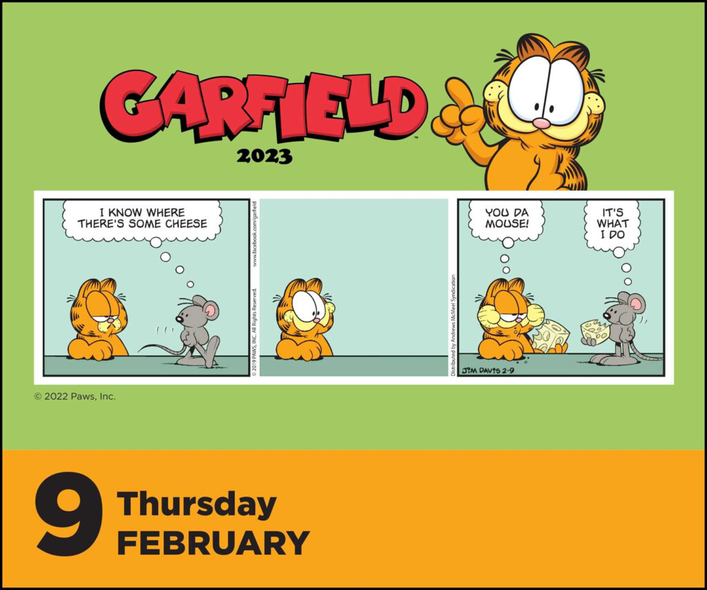 Garfield Daily Calendar 2023