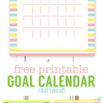 Goal Setting Calendar Template Best Wallpaper