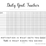 Goal Tracker Printable Laurasyearinhongkong