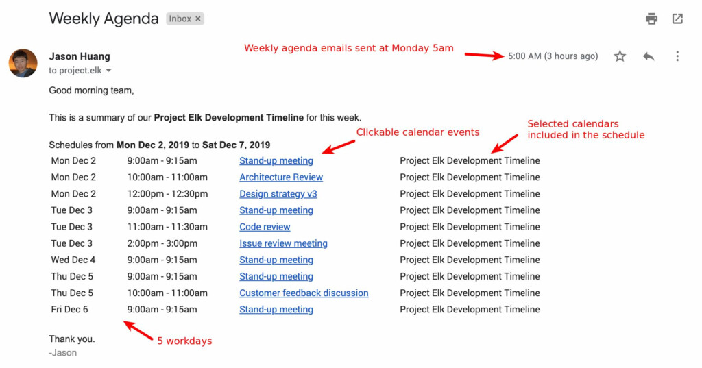 Google Calendar Daily Weekly Agenda To Your Inbox XFanatical