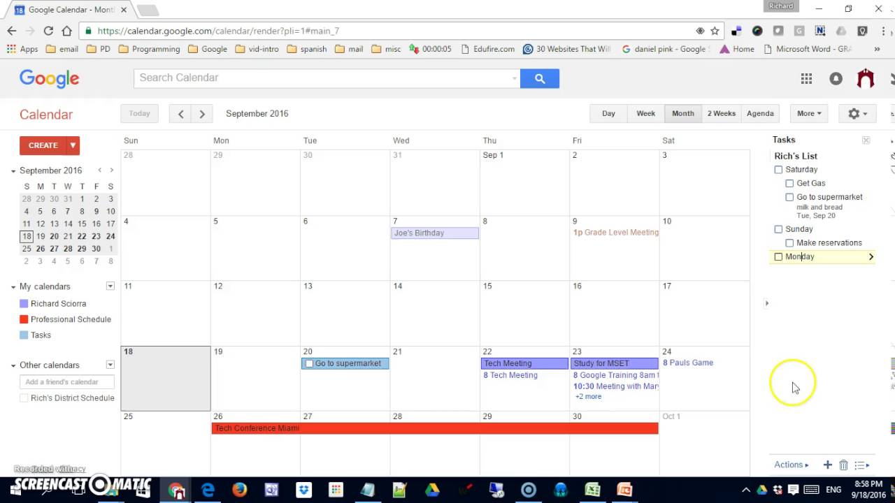 Google Calendar Tasks And Reminders YouTube