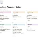 How To Plan Your Week With Notion FREE Notion Weekly Planner Template