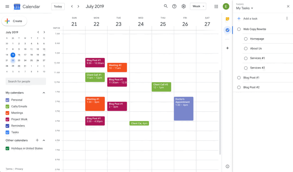 How To Use Google Calendar To Plan Your Workday Copper