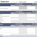 Income Statement Template Google Sheets TOP