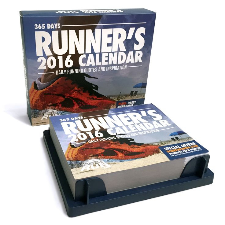 Inspirational Runner s 2023 Daily Desk Calendar Daily Desk Calendar 