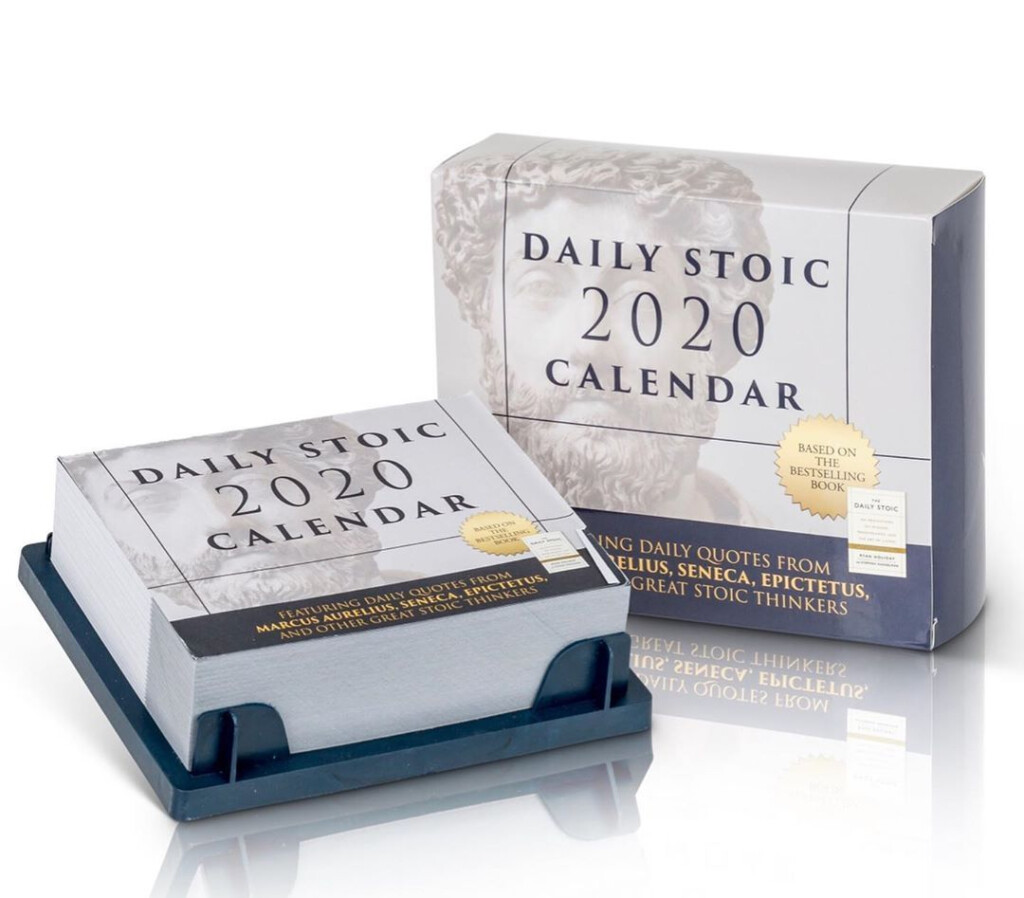 Introducing The Daily Stoic 2020 Page A Day Desk Calendar 365 Days 