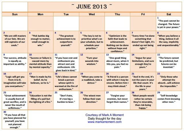 Motivational Quotes Calendar Monthly Inspirational Quotes Calendar
