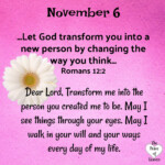 November 6 Christian Affirmations Bible Quotes Prayer Heaven Quotes