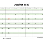 October 2022 Free Calendar Tempplate Free calendar template