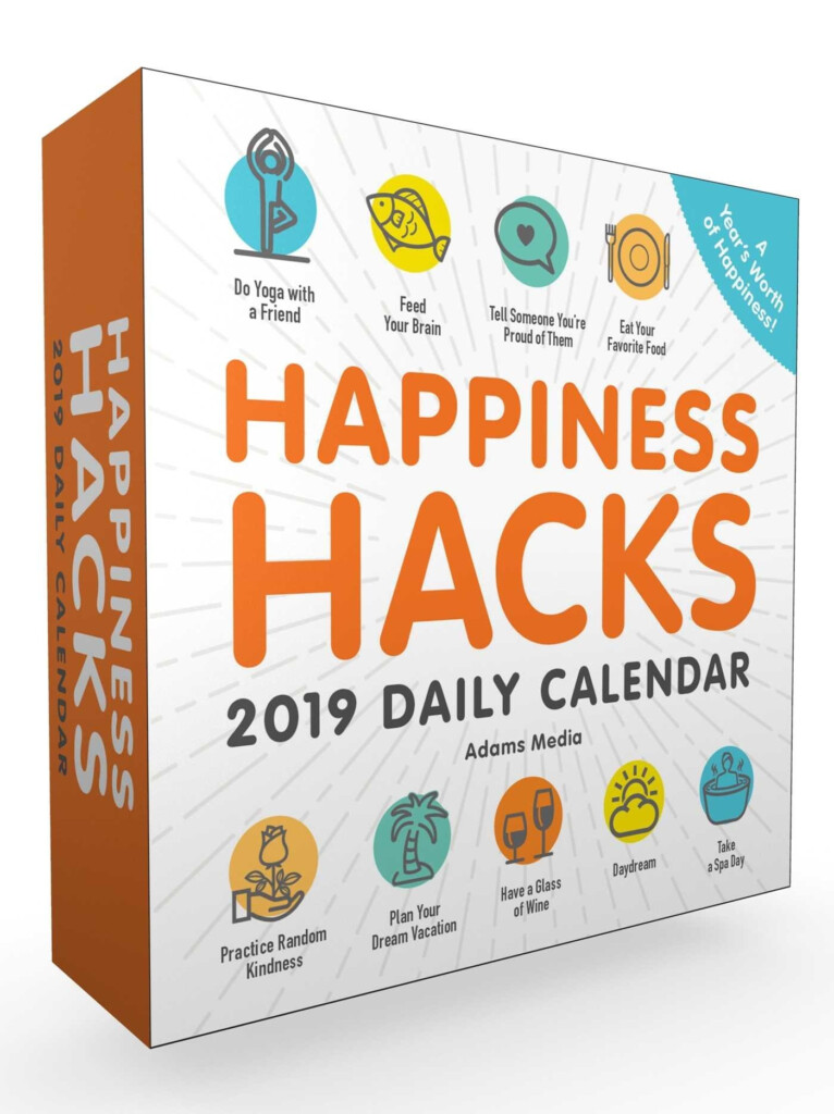 Page A Day Calendar 2019 Free Calendar Template