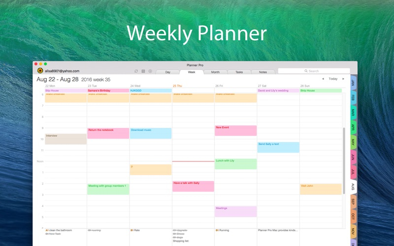 Planner Pro Daily Calendar PC Windows 10 8 7