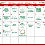 Print Out This Advent Calendar Daily Activities And Enjoy The Season