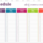 Printable Daily Calendar With Time Slots Best Calendar Example