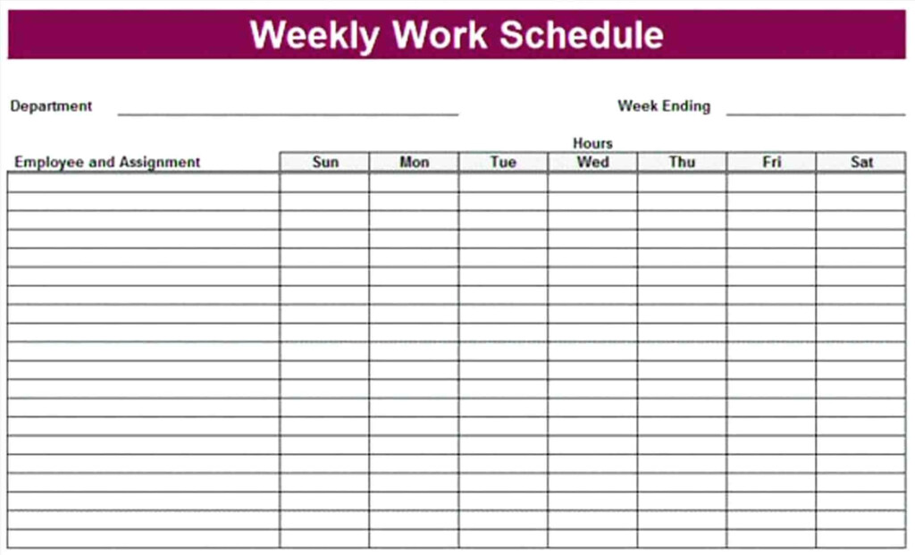 Sensational Excel Monthly Work Schedule Template Check Voucher Free 