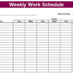 Sensational Excel Monthly Work Schedule Template Check Voucher Free