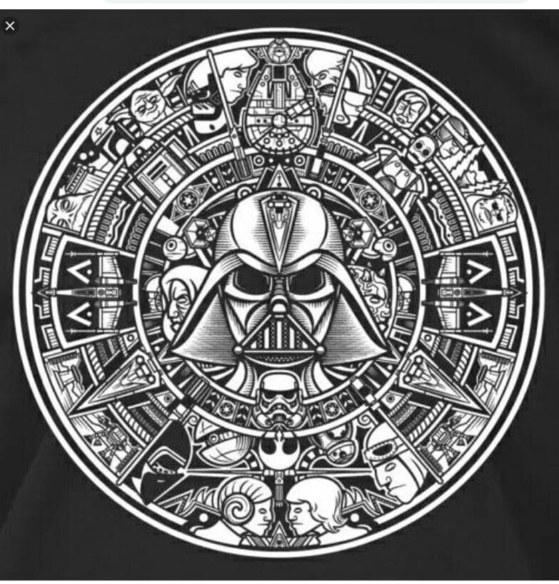 Software Clipart Star Wars Aztec Calendar Vector AI EPS File Business 