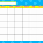 Sunday Through Saturday Calendar Free Calendar Template