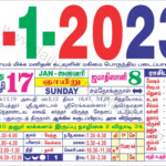 Tamil Calendar January 2023 2023