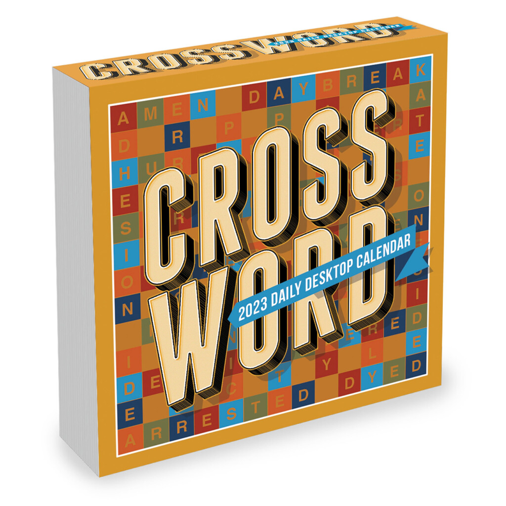 TF Publishing 2023 Crossword Puzzles Daily Desktop Calendar In 2022 