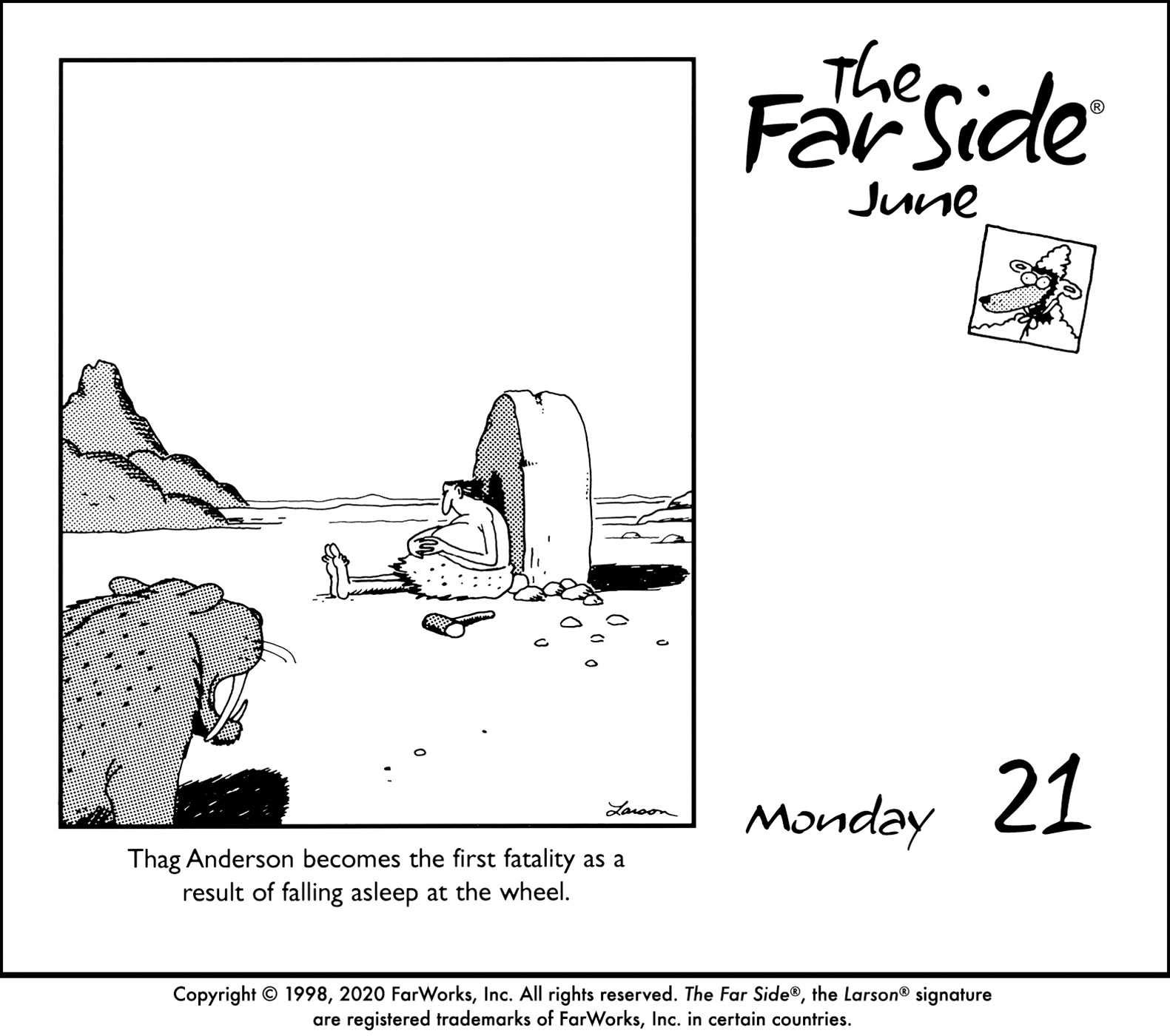 The Far Side Daily Calendar 2021 Empty Calendar
