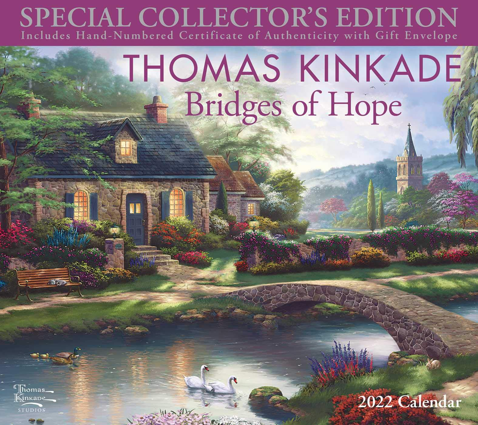 Thomas Kinkade Special Collector s Edition 2022 Deluxe Wall Calendar