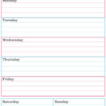 Weekly Planner Page With Images Weekly Planner Template Weekly